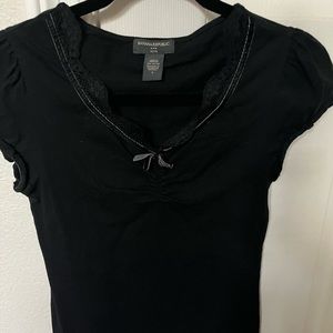 Petite S sweetheart neckline Banana Republic top